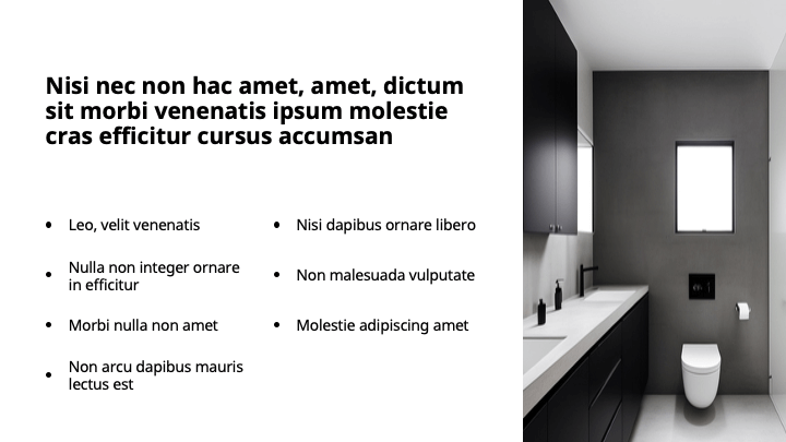 Simple White Black Contrast slide 7